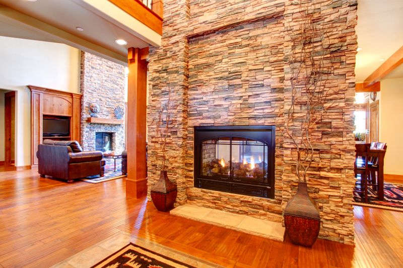 Stone Fireplace Construction