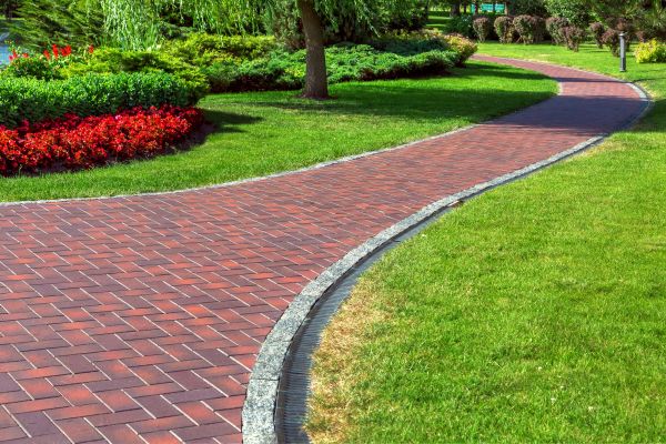 Brick Walkway Installation in Des Moines